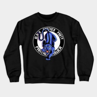 Black Panther Party Logo Crewneck Sweatshirt